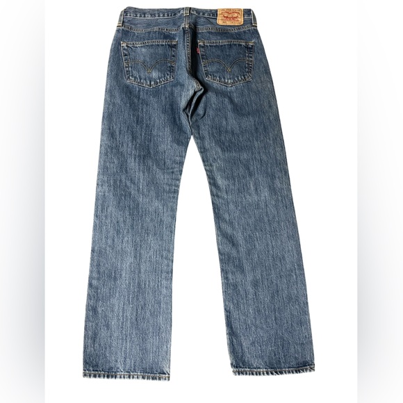 Vintage Levi's 501 Men's Straight Fit Men’s Denim Blue Jeans size 32/32 - Picture 11 of 13